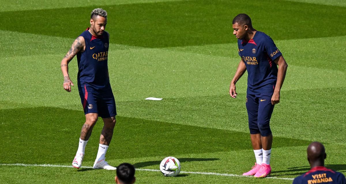 Neymar et Kylian Mbappé