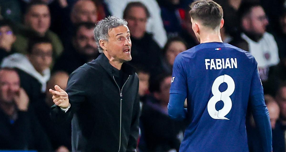 Luis Enrique et Fabian Ruiz