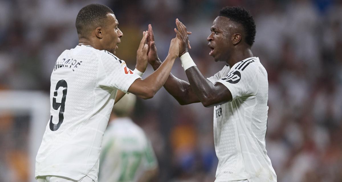 Kylian Mbappé et Vinicius Junior