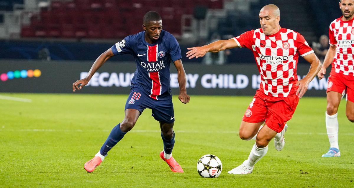 Ousmane Dembélé face à Oriol Romeu