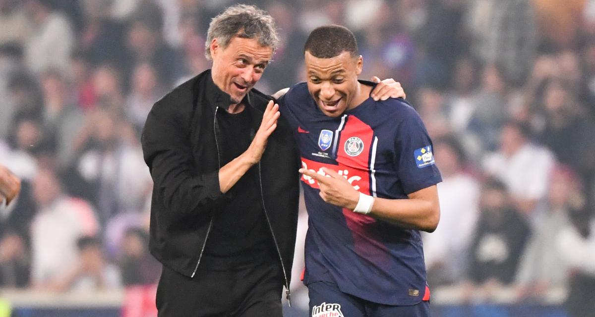 Luis Enrique et Kylian Mbappé