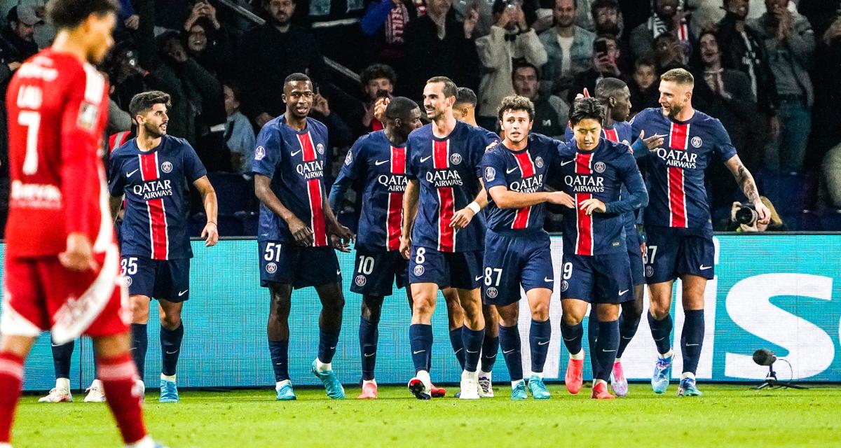 Les joueurs du PSG