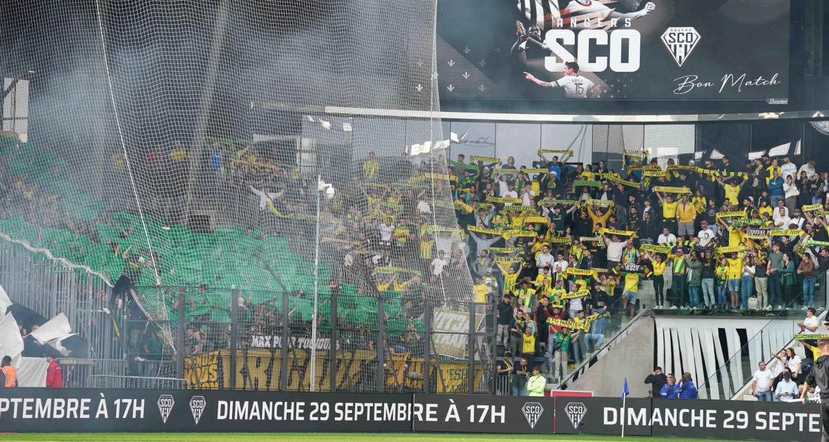 FC Nantes : les supporters des Canaris ont mis le feu à Angers 