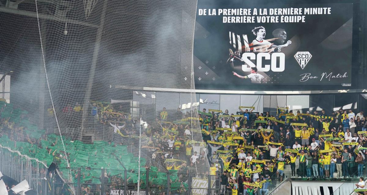 Les supporters du FC Nantes en fusion