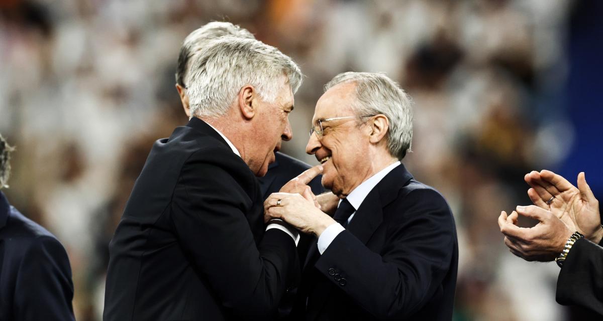 Carlo Ancelotti et Florentino Pérez