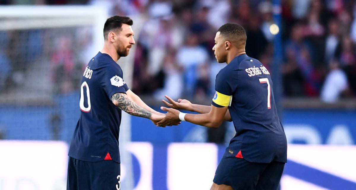 Lionel Messi et Kylian Mbappé