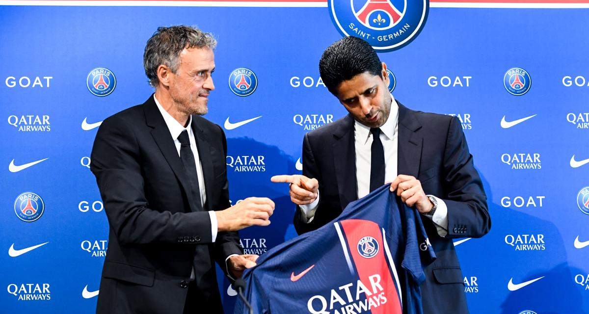 Luis Enrique et Nasser al-Khelaïfi