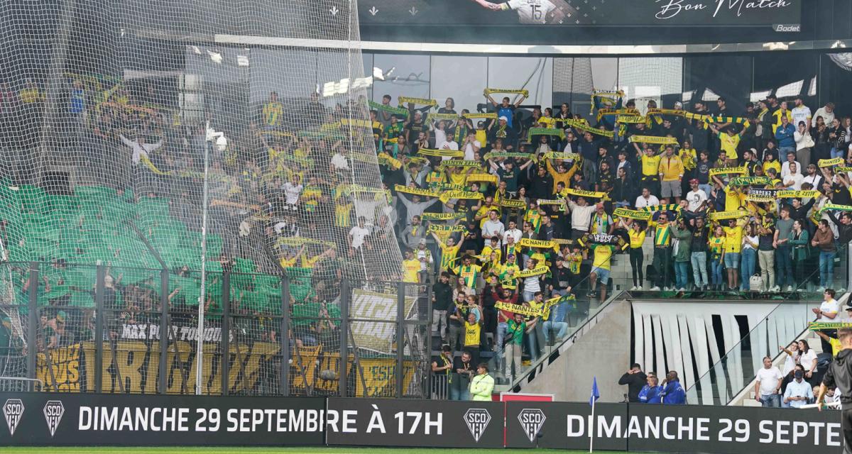 Supporters du FC Nantes à Angers