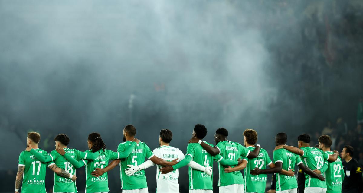 Les joueurs de l'ASSE