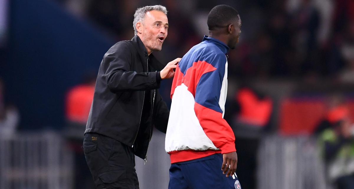 Luis Enrique et Ousmane Dembélé