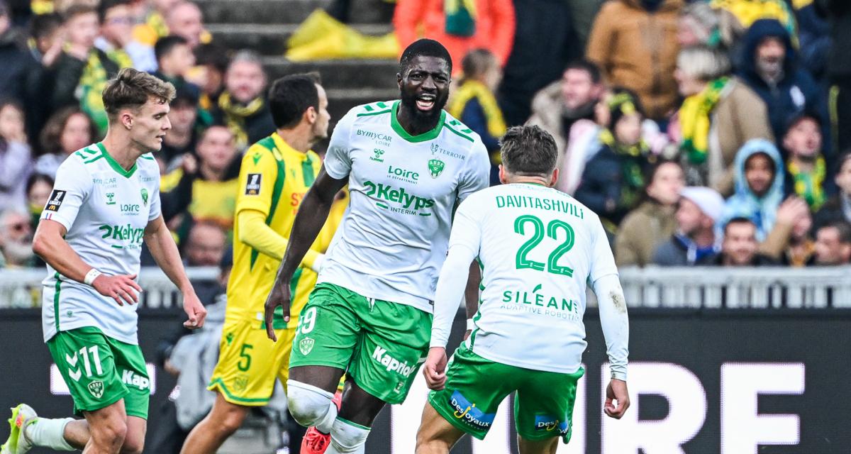 La joie d'Ibrahim Sissoko à Nantes