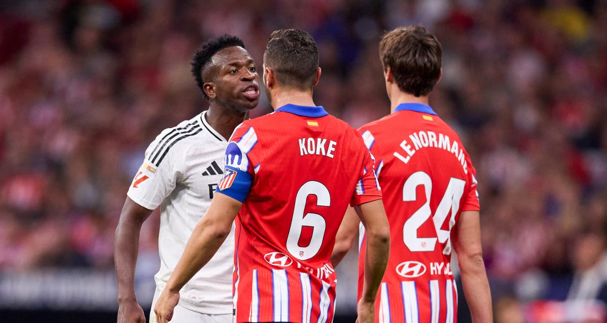 Vinicius et Koke lors de leur altercation