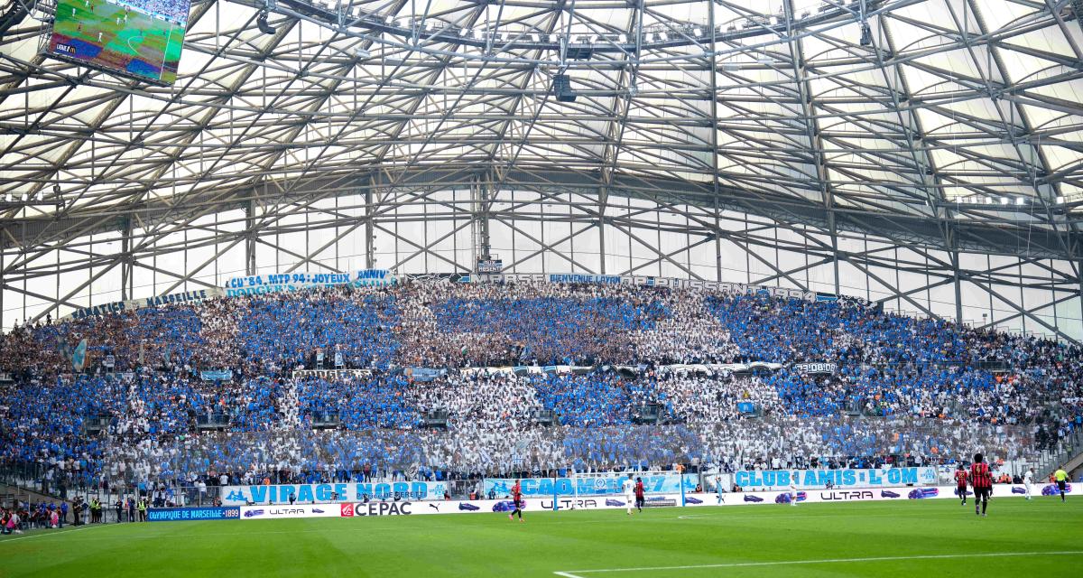 Le virage Nord du Vélodrome