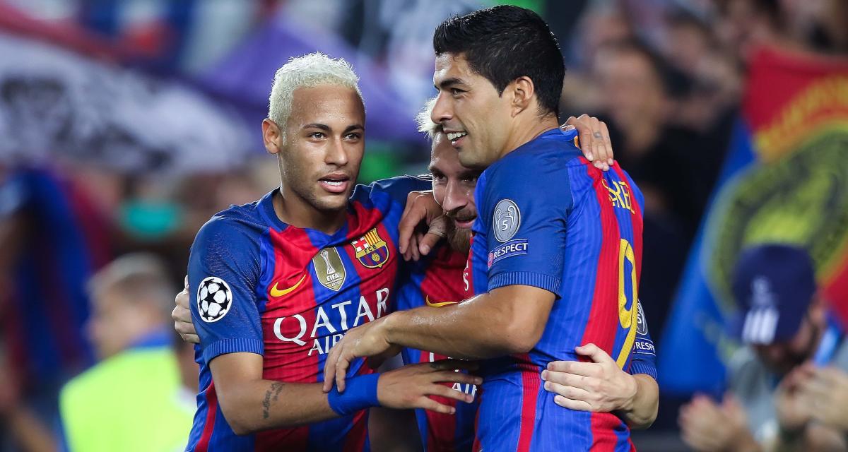 Neymar, Lionel Messi et Luis Suarez