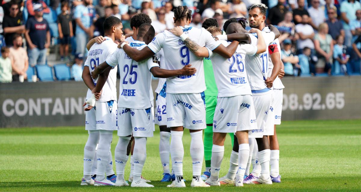 Les joueurs de l'AJ Auxerre