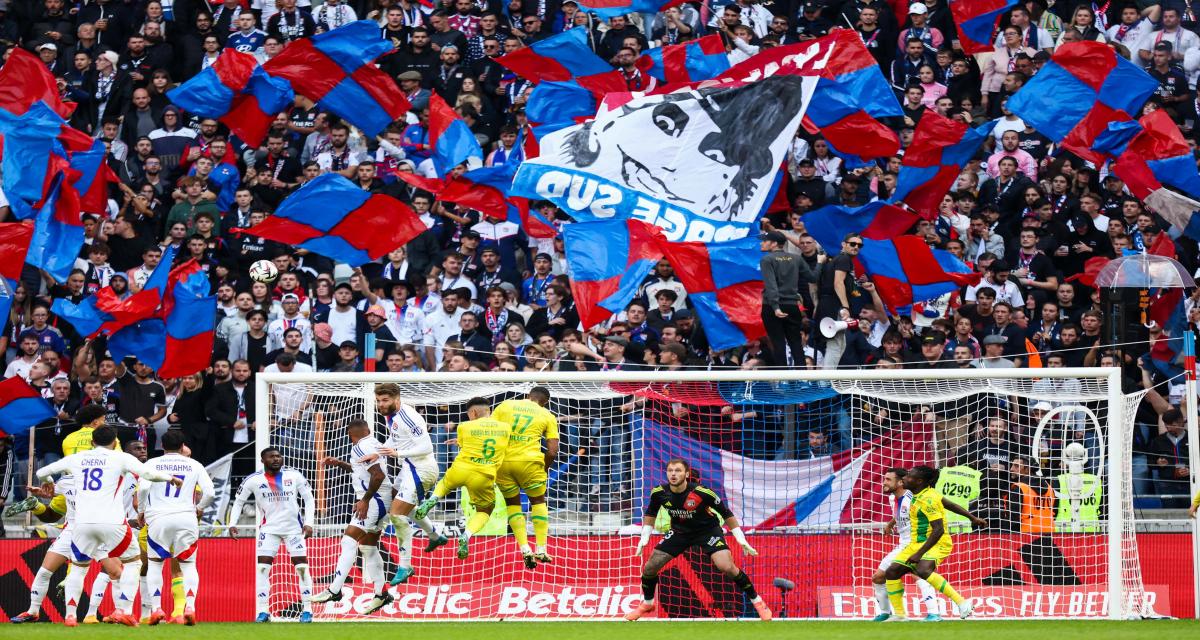 Les supporters de l'OL en action