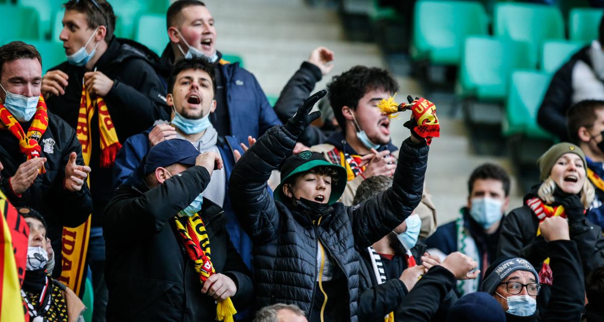 Supporters du RC Lens et de l'ASSE