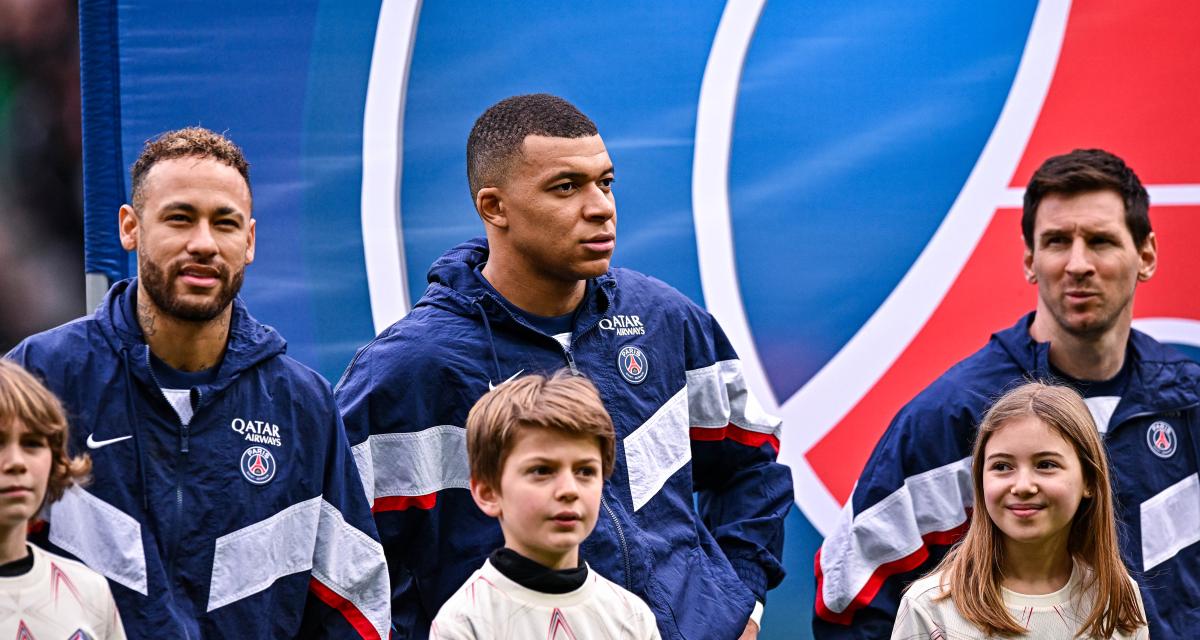 Neymar, Kylian Mbappé et Lionel Messi