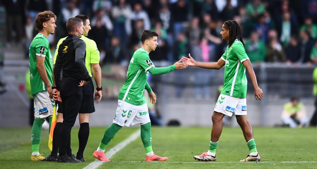 Benjamin Bouchouari lors de son entrée en jeu face à Auxerre.