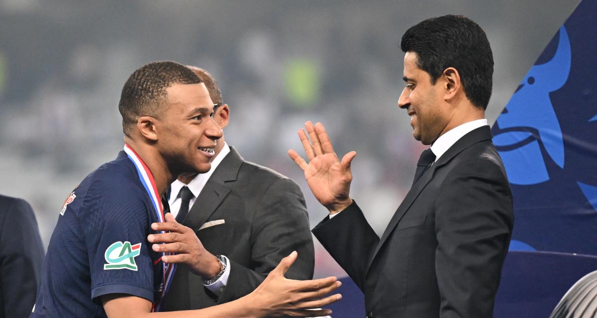 Kylian Mbappé et Nasser al-Khelaïfi