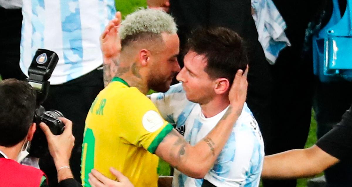 Neymar et Lionel Messi