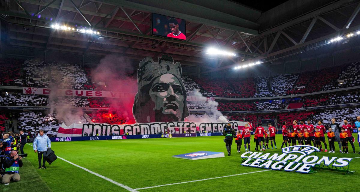 Les supporters du LOSC avant le choc face au Real Madrid