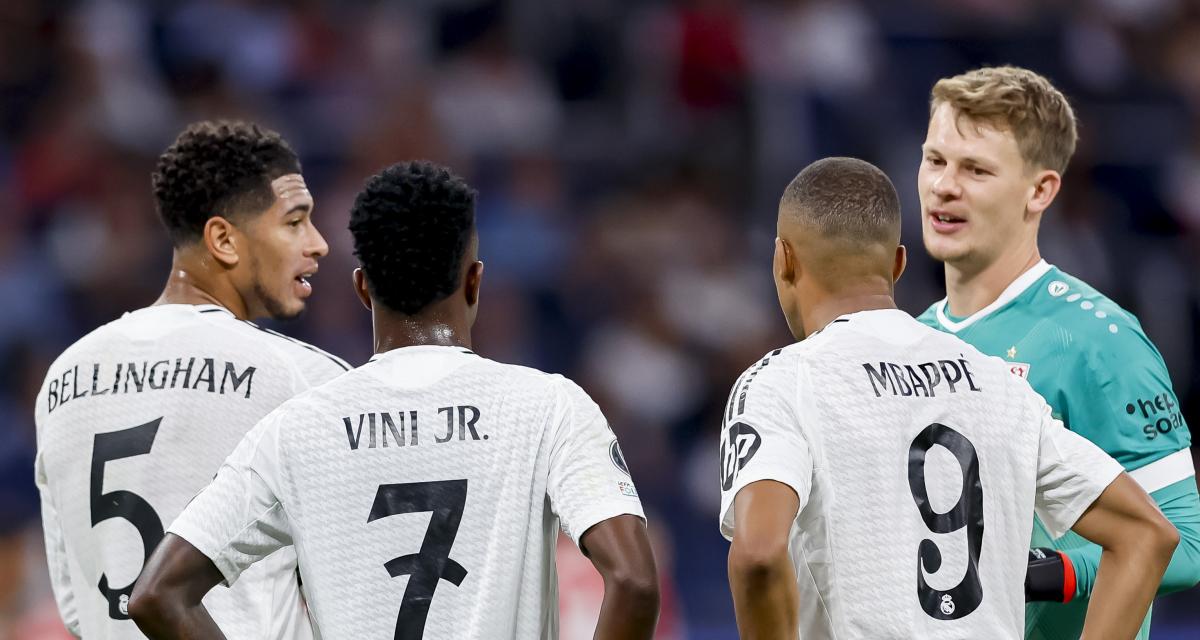 Jude Bellingham, Vinicius Jr et Kylian Mbappé