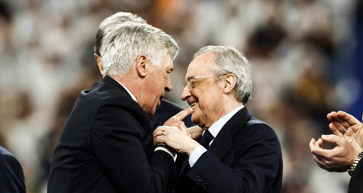 Carlo Ancelotti et Florentino Pérez