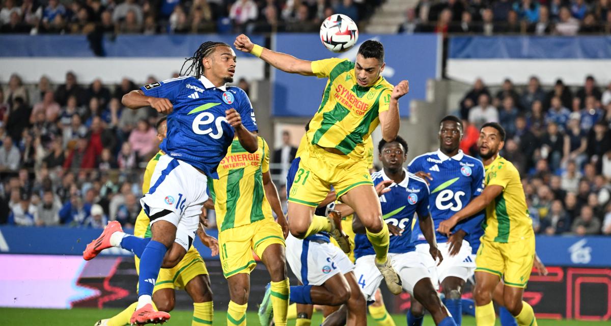 Le FC Nantes s'est incliné face au RC Strasbourg.