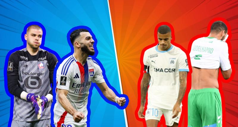 Olympique Lyonnais - Mikautadze se réveille, Greenwood et Abdelhamid plongent... Les Tops et les Flops de la 9ème journée