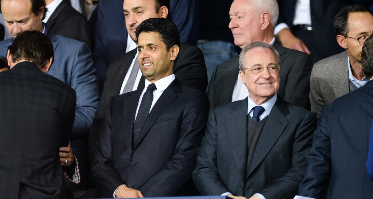 Nasser Al-Khelaïfi et Florentino Pérez.