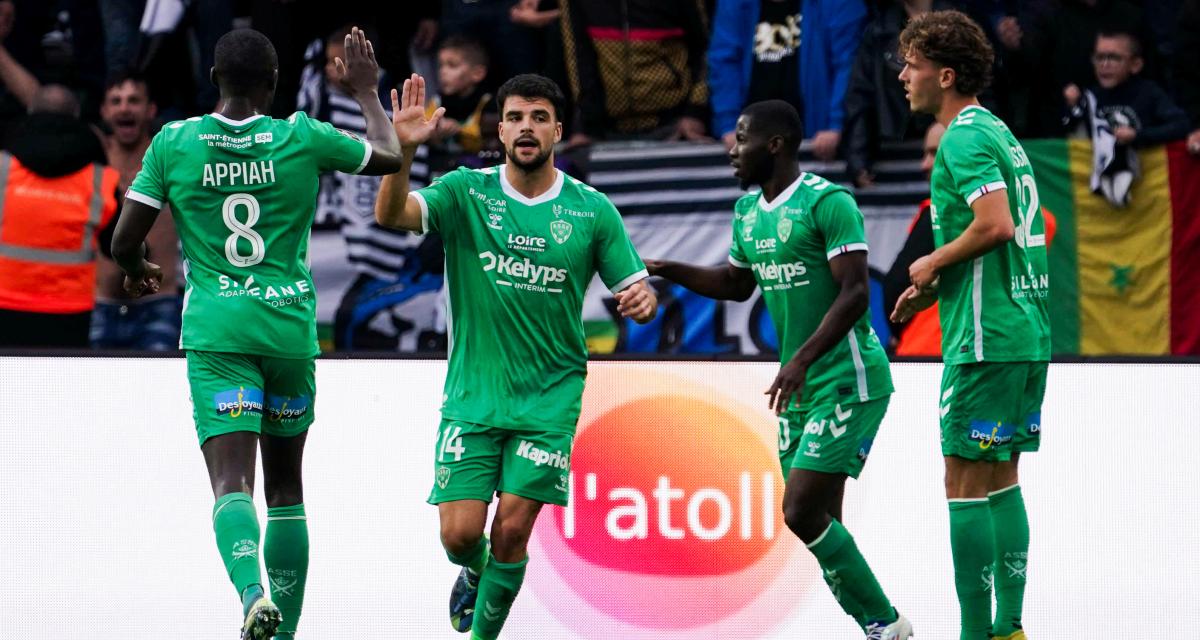 Les joueurs de l'ASSE