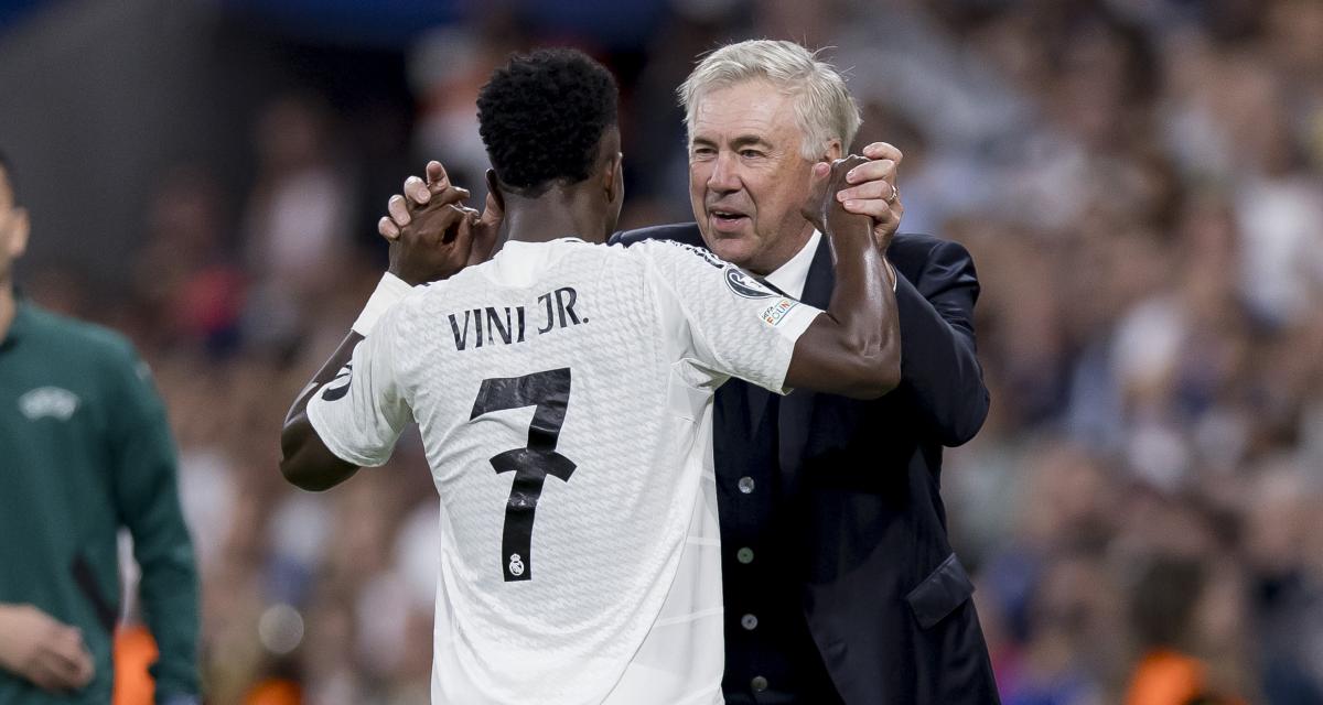 Vinicius et Ancelotti.