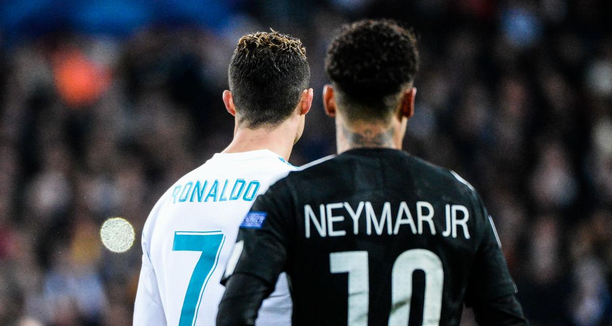 Cristiano Ronaldo et Neymar lors d'un Real Madrid-PSG