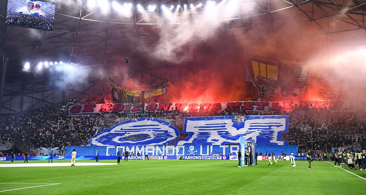 Les supporters marseillais en feu lors du Clasico face au PSG