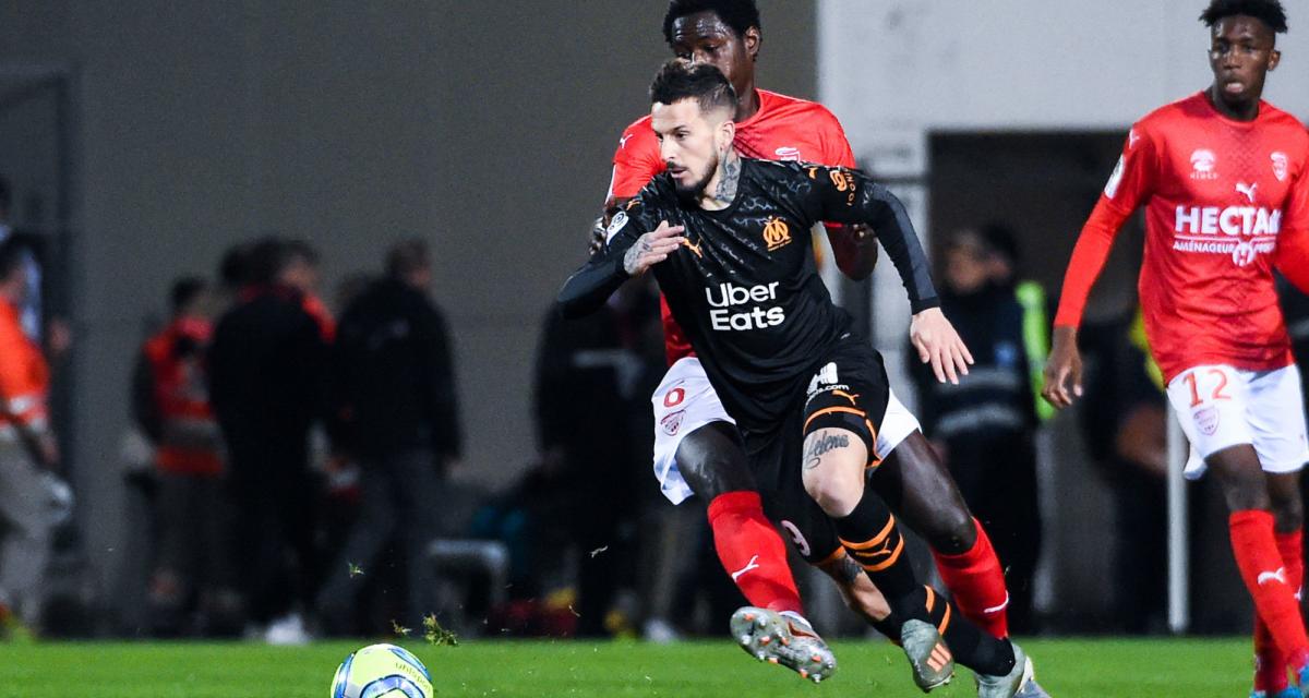 Résultat Ligue 1 : Benedetto et l'OM ramènent un succès précieux de Nîmes (3-2)