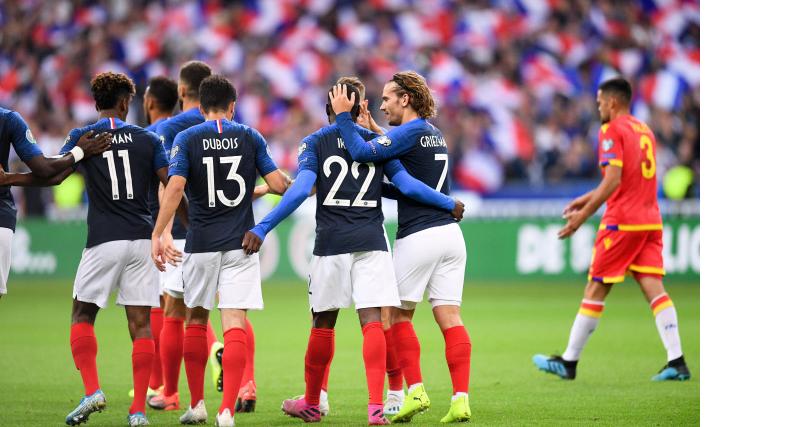  - Résultat qualif. Euro 2020 : France 1-0 Andorre (mi-temps)