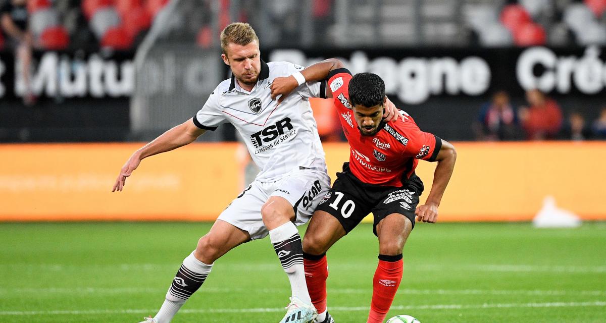Résultat Ligue 2 : l'EA Guingamp a fini par faire craquer Lorient (0-1)