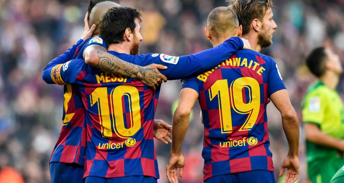 FC Barcelone - Mercato : Messi prêt à éjecter Braithwaite pour signer Lautaro !