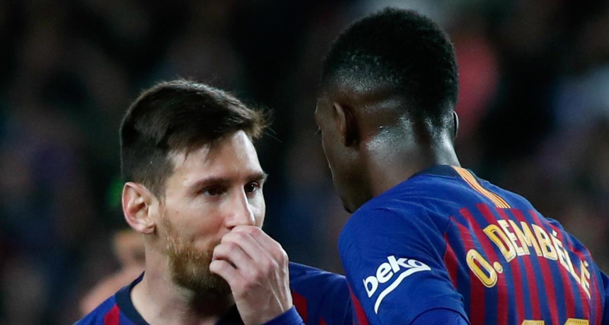 Lionel Messi et Ousmane Dembélé