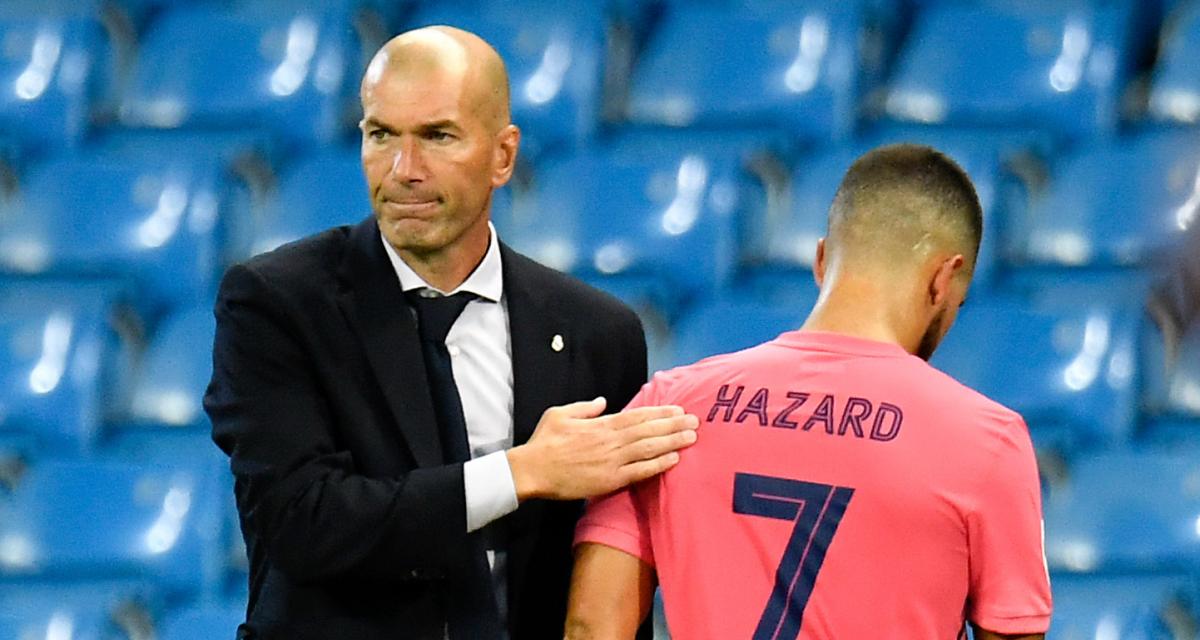 Zinédine Zidane et Eden Hazard