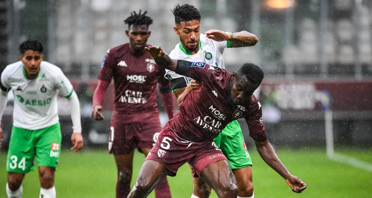 Encore battus à Metz (0-2), les Verts s'enlisent