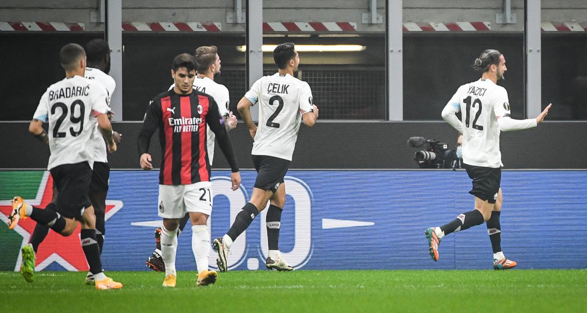 Résultats Ligue Europa : le LOSC mène à Milan (1-0, mi-temps)