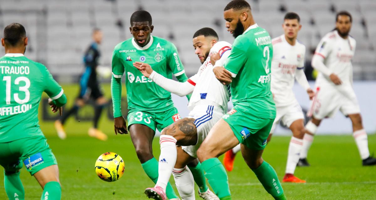 Résultat Ligue 1 : l'OL réagit et s'impose face aux Verts (2-1)