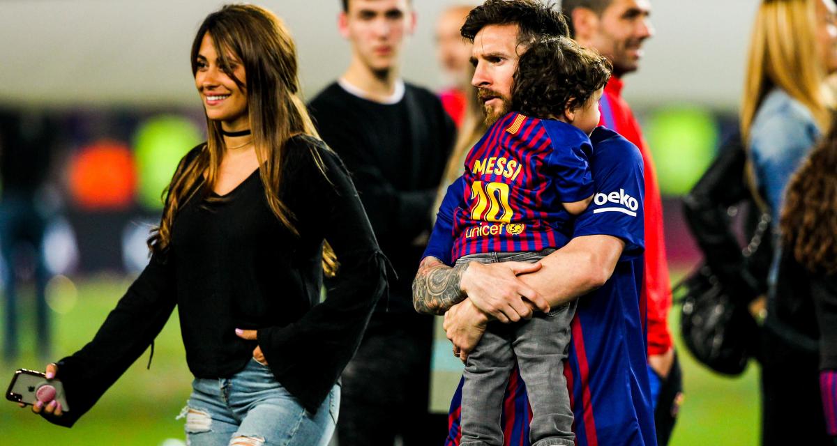 Antonella et la famille Messi