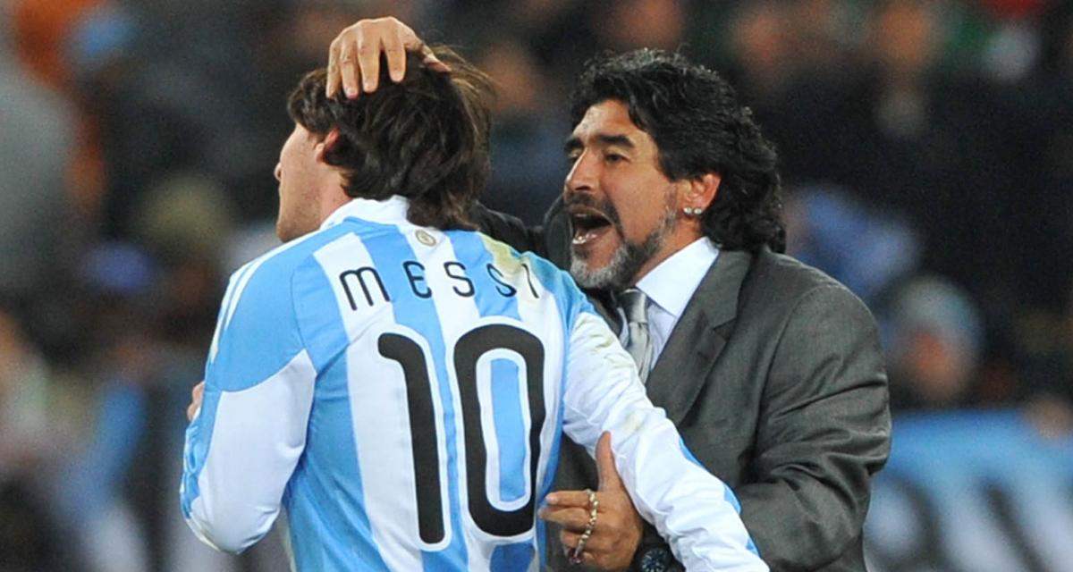 Lionel Messi et Diego Maradona