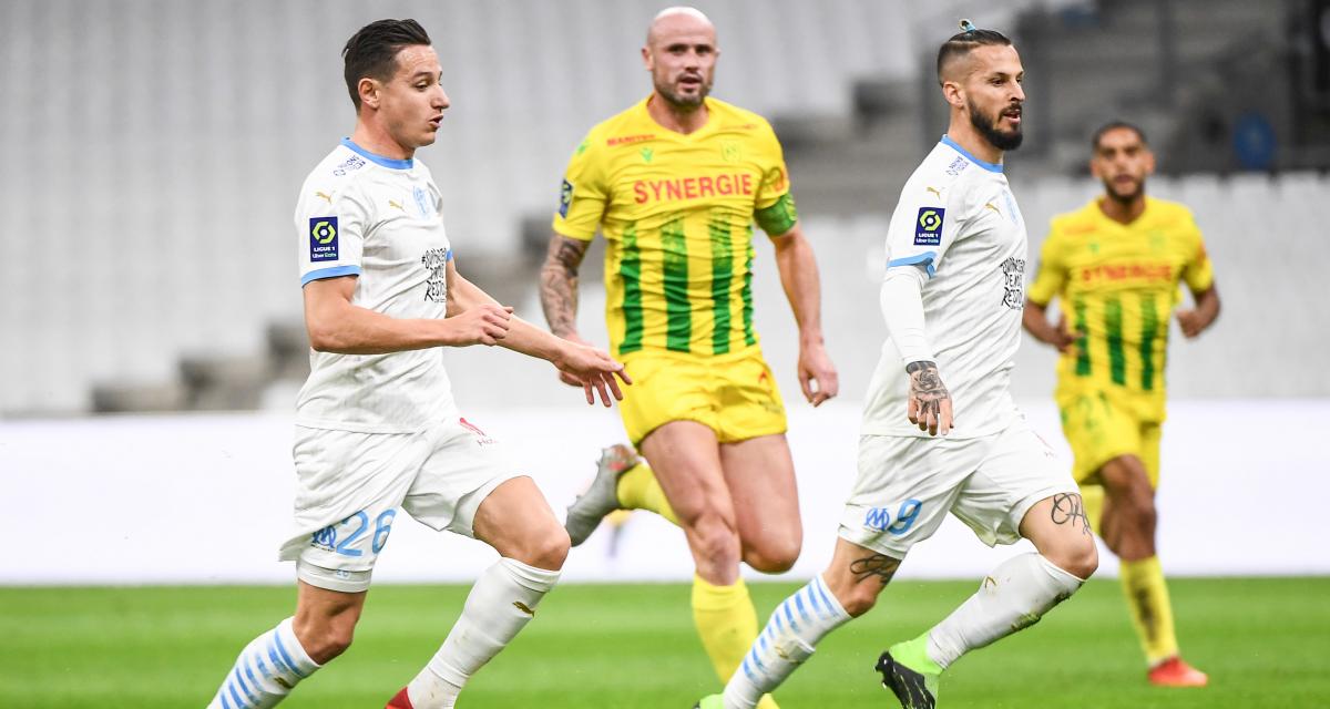 Thauvin a marqué pour l'OM contre le FC Nantes