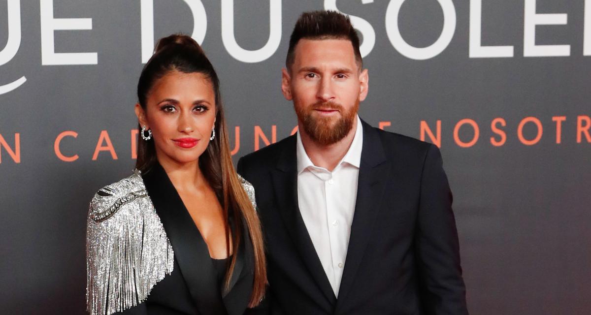Antonella Rocuzzo et Lionel Messi