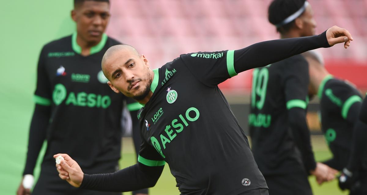 Whabi Khazri et les Verts, lors du match nul à Dijon (0-0)