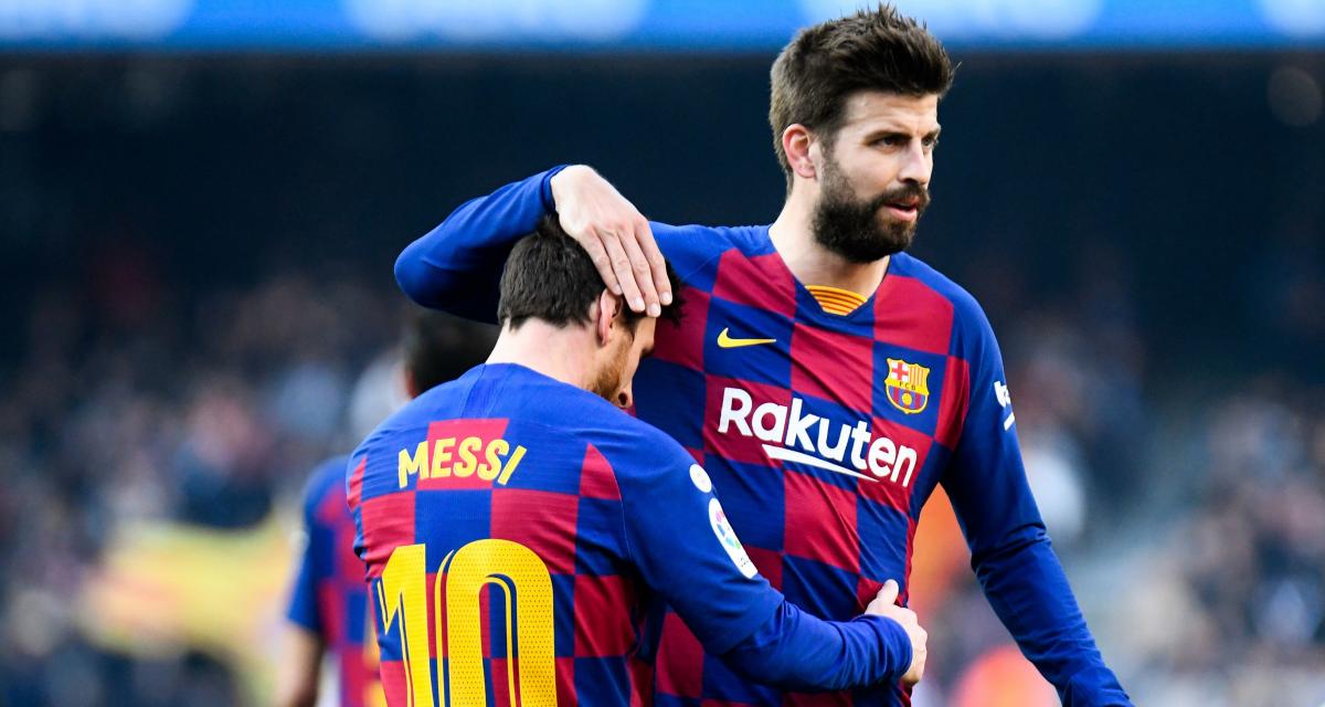 Piqué et Messi (FC Barcelone)